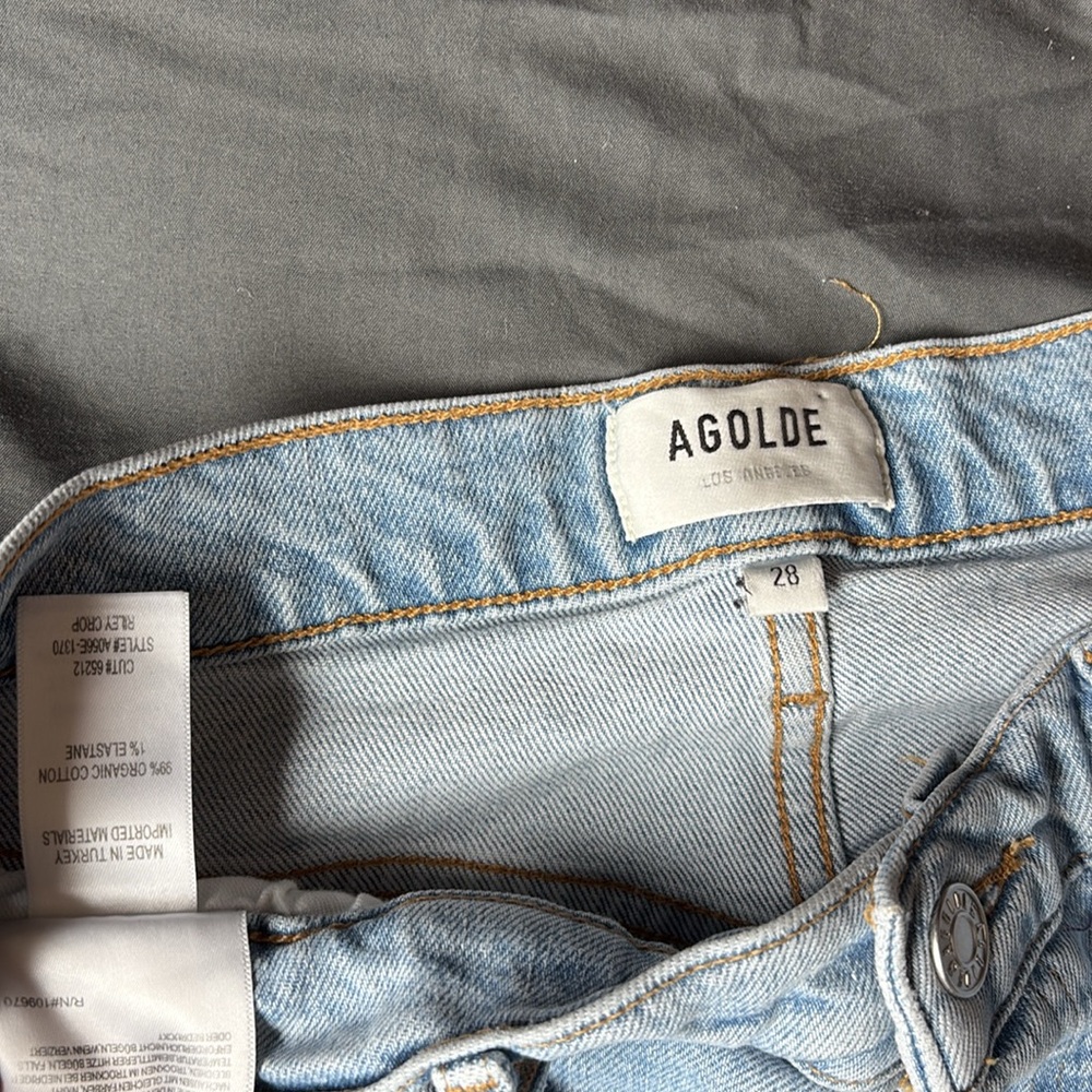 Agolde Riley Crop Jean Dynamic - Picture 9 of 12